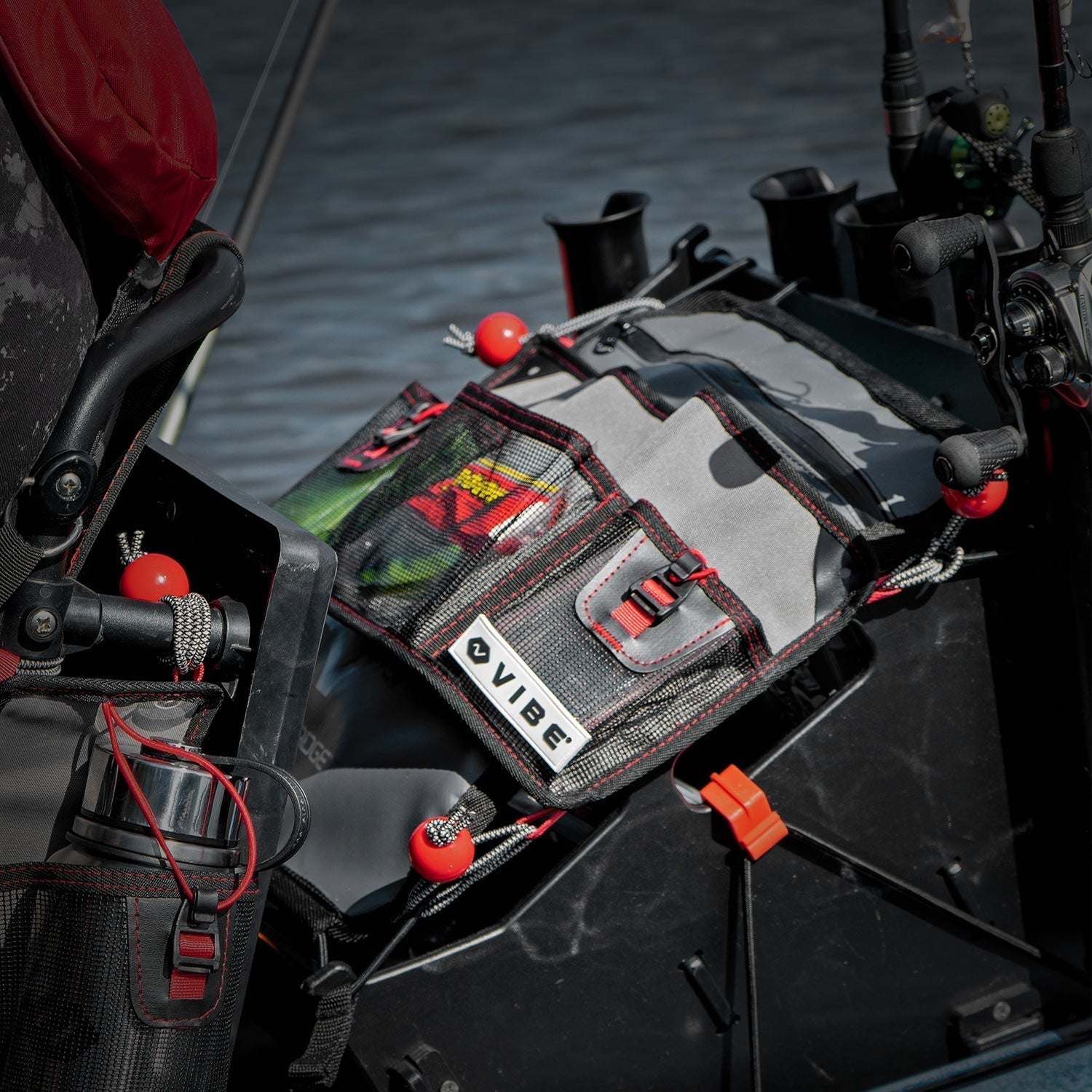 Mesh 3-Pocket Gear Organizer - CA - Vibe Kayaks