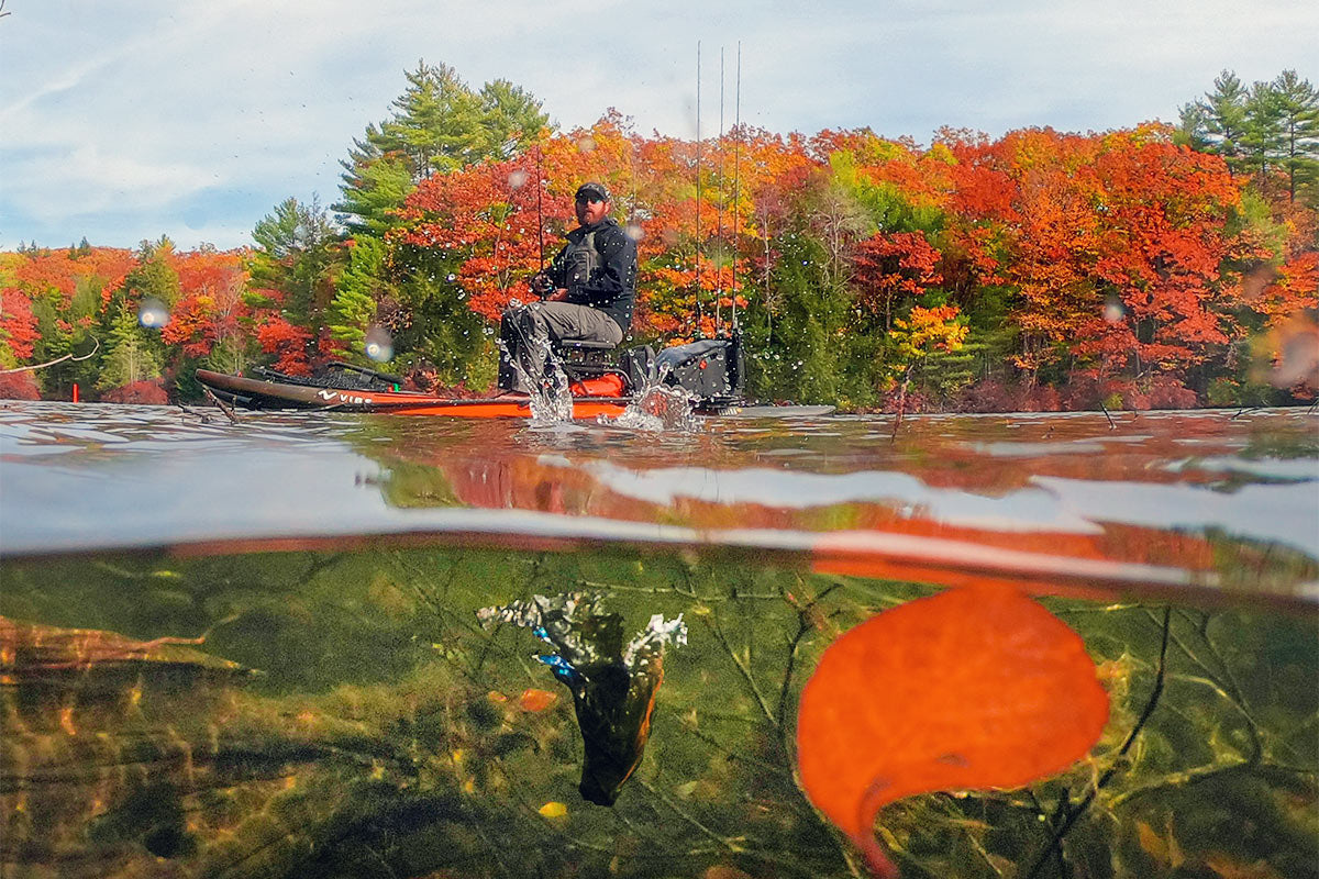 LE DÉBUT DE L'AUTOMNE EST LA PÉRIODE IDÉALE POUR PRATIQUER LE KAYAK.