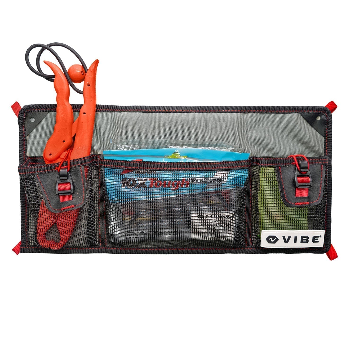 Organisateur de matériel 3 poches en maille - CA - Vibe Kayaks